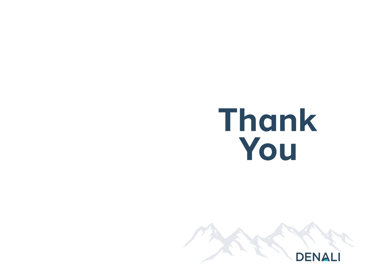 Denali Thank You Cards