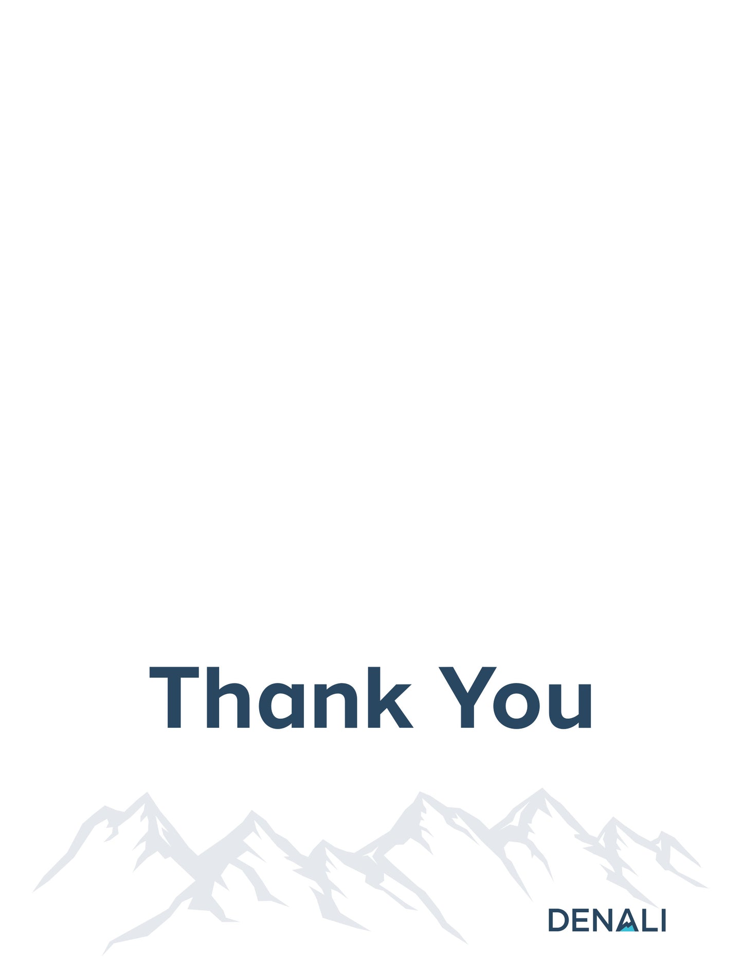 Denali Thank You Cards