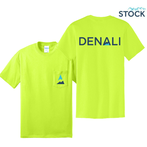 Heavy Duty 100% Cotton Pocket Safety Tee Shirt