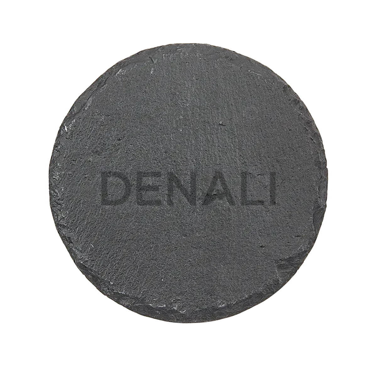 Denali 4" Round Slate Coaster