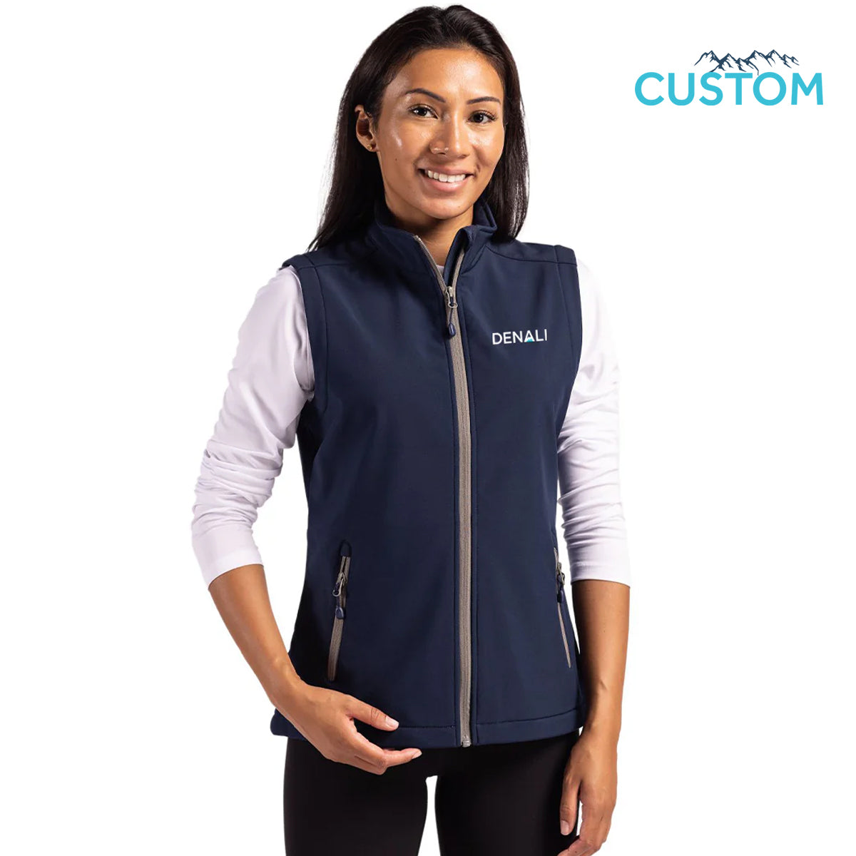 Denali Clique Tempo Stretch Full Zip Womens Softshell Vest
