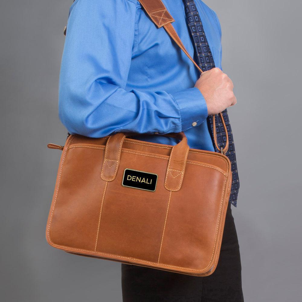 Denali Leather Briefcase