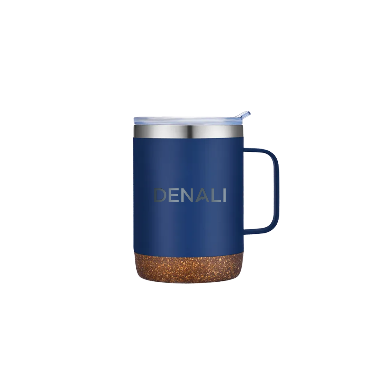 Denali Slate 12 oz Vacuum Mug with Cork Bottom