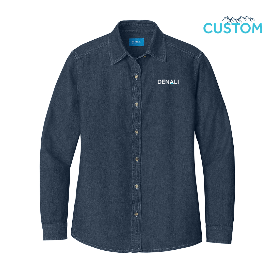 Denali Women's Long Sleeve Value Denim Shirt