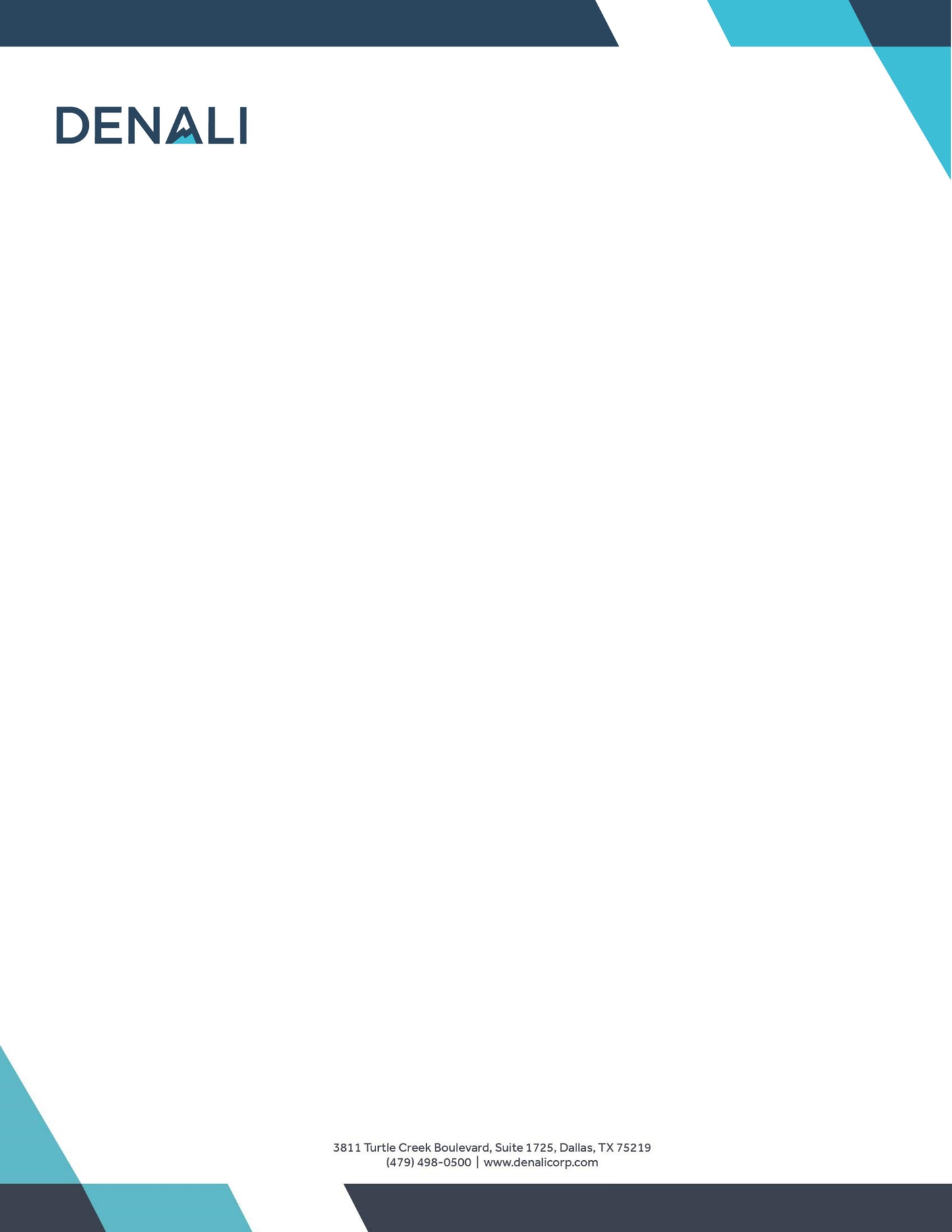Denali Premium Letterhead