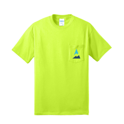 Heavy Duty 100% Cotton Pocket Safety Tee Shirt