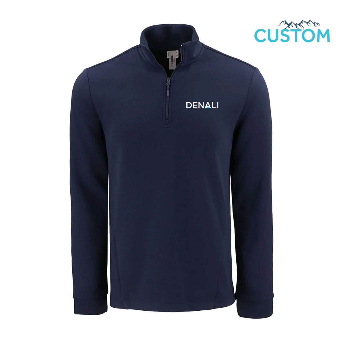 Denali Clique Haven Recycled Mens Quarter Zip Sweatshirt