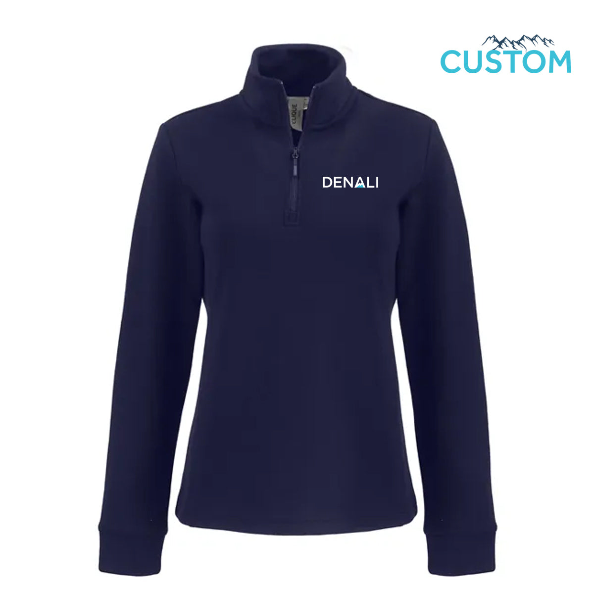Denali Clique Haven Recycled Womens Quarter Zip Sweatshirt