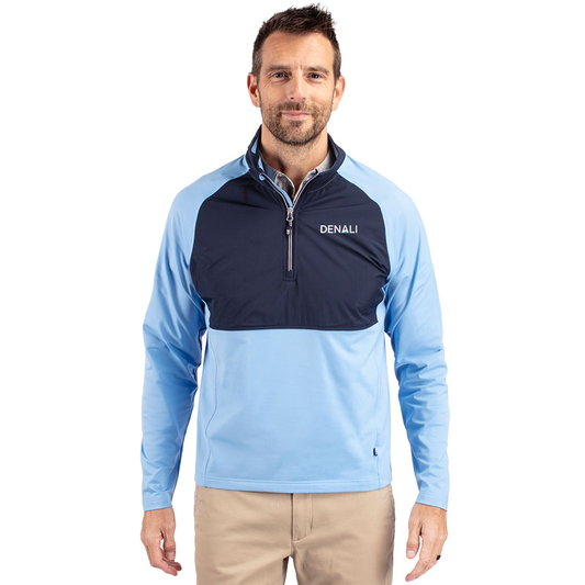 Denali Cutter & Buck Adapt Eco Knit Hybrid Recycled Mens Quarter Zip