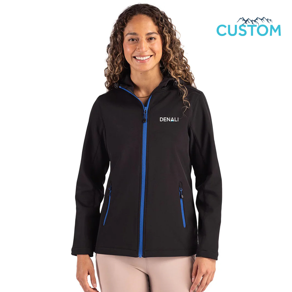 Denali Clique Tempo Recycled Stretch Softshell Womens Hooded Jacket