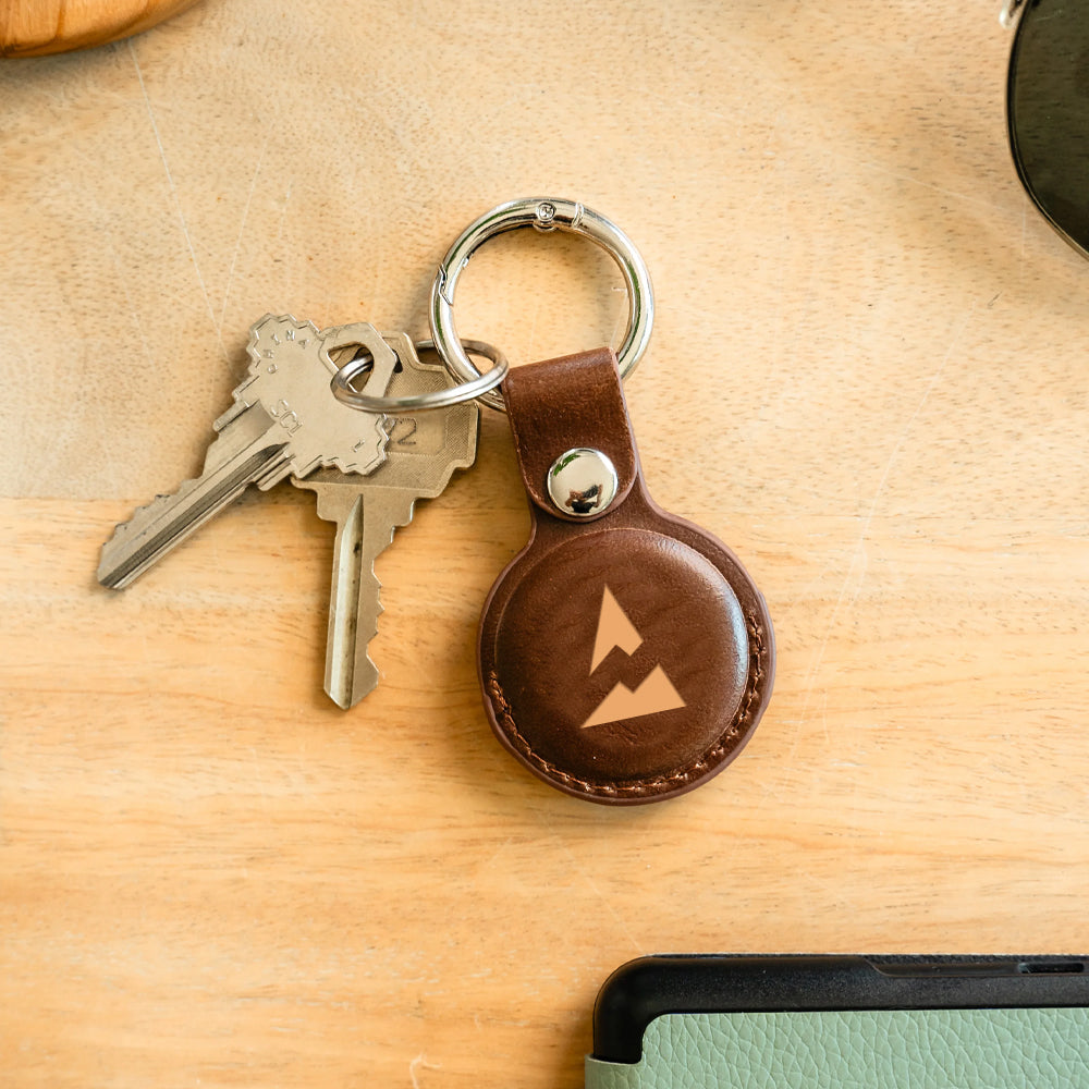 Denali Denali Leather AirTag Keychain
