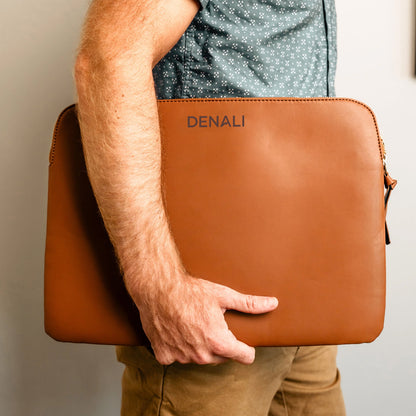 Denali Eco-Deluxe - Leather Laptop Sleeve