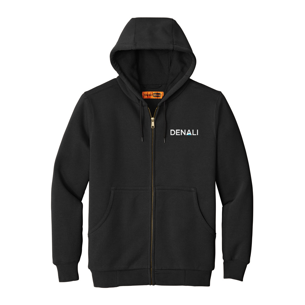 Denali Heavyweight Full-Zip Hooded Sweatshirt with Thermal Lining