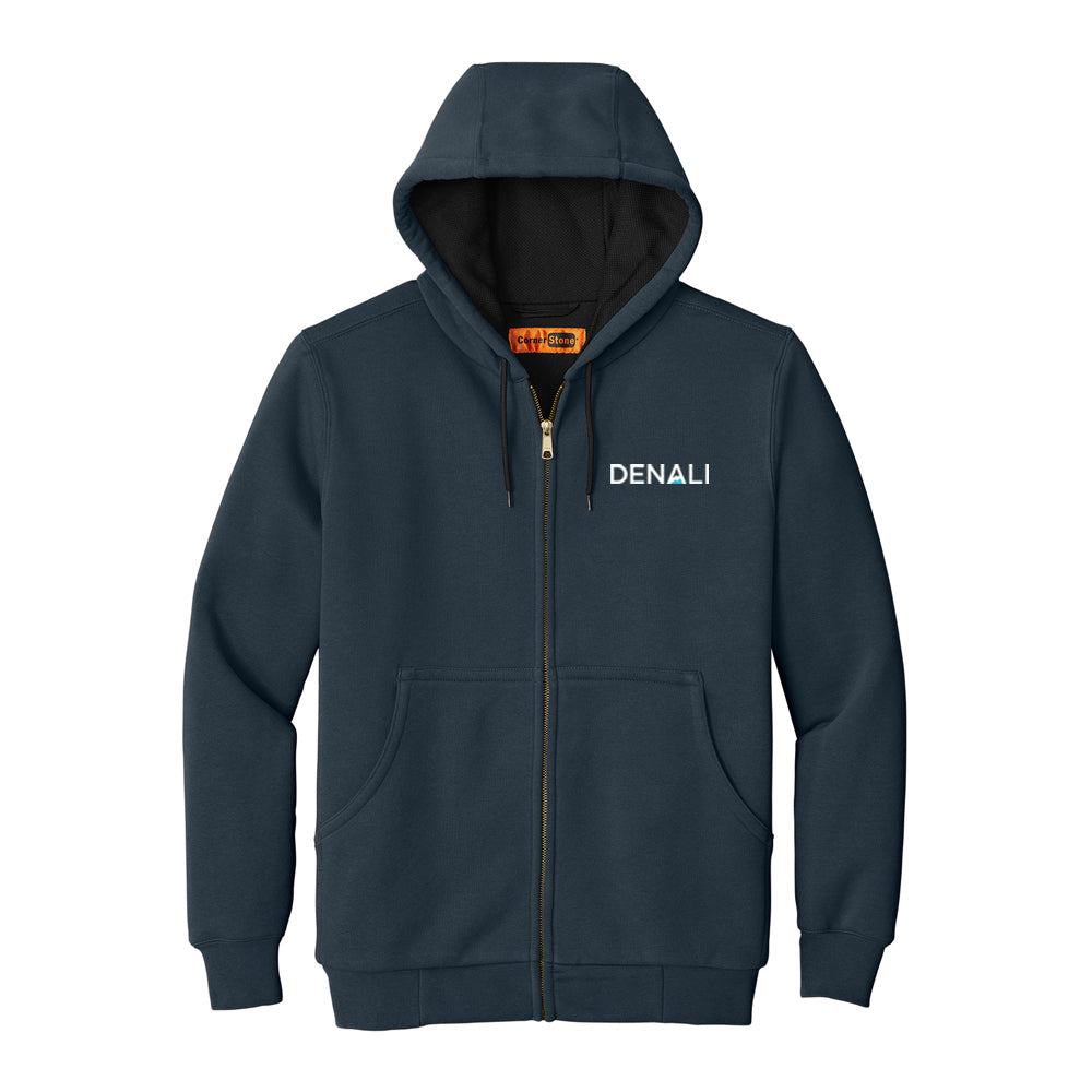 Denali Heavyweight Full-Zip Hooded Sweatshirt with Thermal Lining