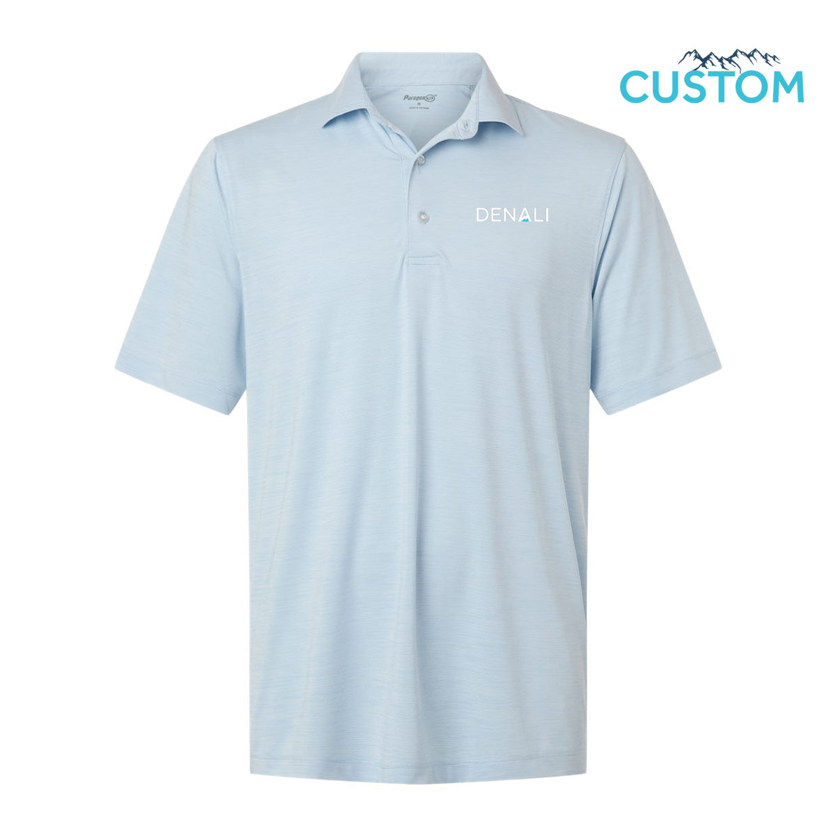 Denali Men's Bohemian Striped Heather Performance Polo