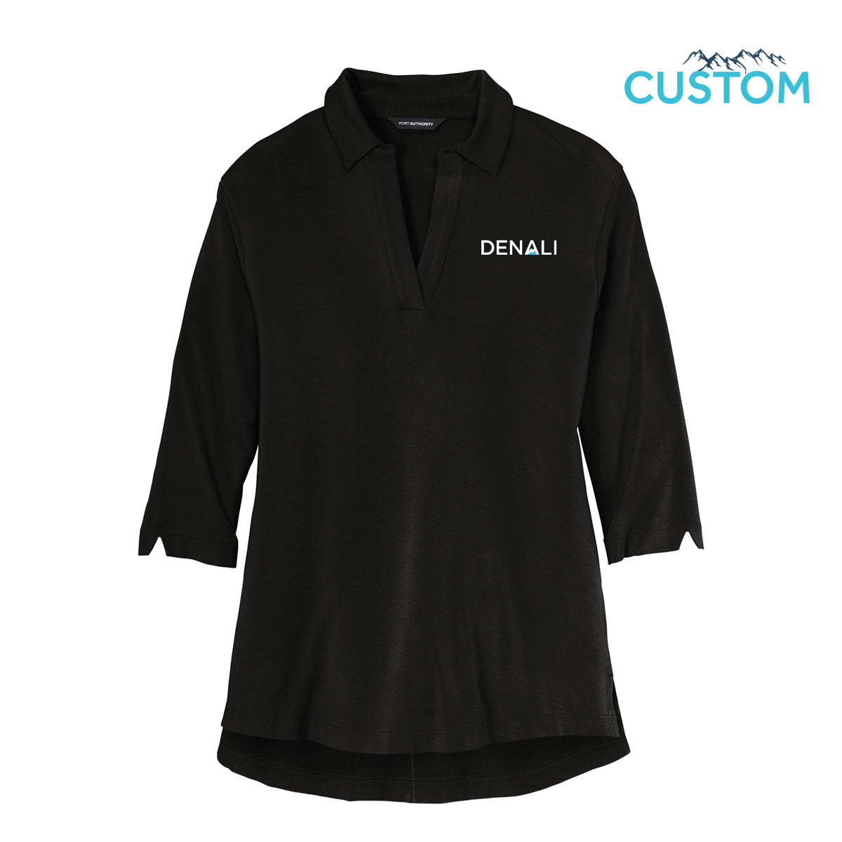 Luxe Knit Tunic Polo