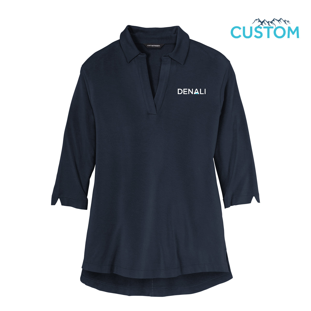Luxe Knit Tunic Polo