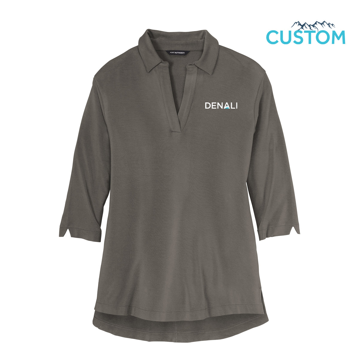 Luxe Knit Tunic Polo