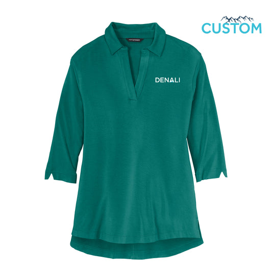 Luxe Knit Tunic Polo