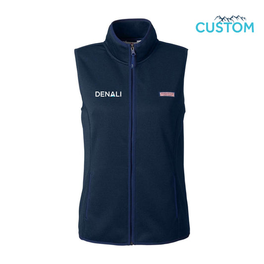 Vineyard Vines Women's Mountain Sweater Fleece Vest